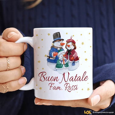 Tazza Personalizzata Buon Natale Famiglia Tazze Personalizzate