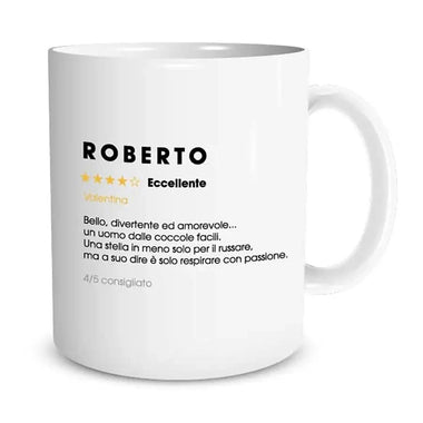 Tazza Recensione Uomo Marito Fidanzato Amico Tazze Personalizzate
