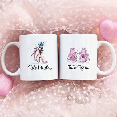 Tazza Regalo Mamma e Figla - Tale madre, Tale Figlia Tazze Personalizzate