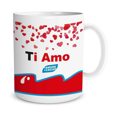 Tazza Ti Amo nutella tribute Tazze Personalizzate