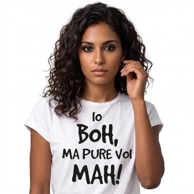 T-shirt Donna Io boh ma pure voi mah