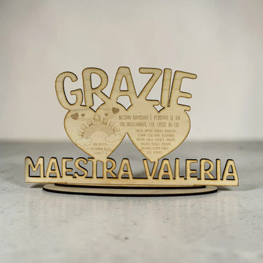 Targa Ringraziamento Maestra