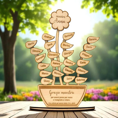 Piantina con Nomi dei Bambini - Idea Regalo per Maestre e Insegnanti Fine Anno Scolastico