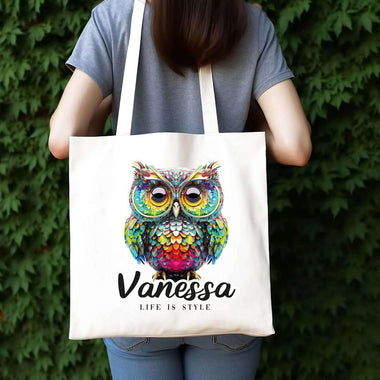Shopper Gufo Personalizzata Nome-Shopper-Lol T-shirt