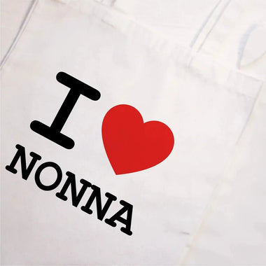Shopper I Love Nonna - Regalo Festa dei nonni – Idea Regalo per i Nonni, Festa dei Nonni-Shopper-Lol T-shirt