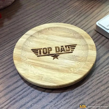 Sottobicchiere Top Dad - Idea regalo per papà-Lol T-shirt