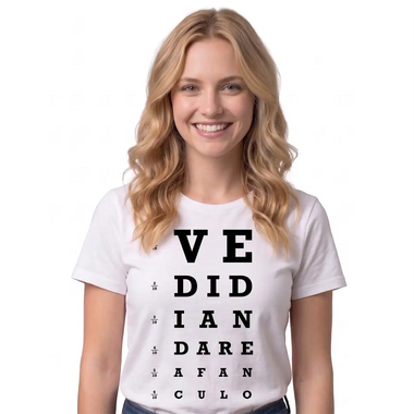 T-shirt Donna Oculista Vedi di andare affanculo