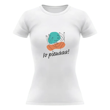 T-shirt Donna Io Pienaaa!-T-shirt-Lol T-shirt