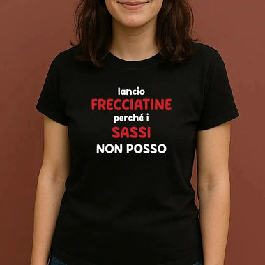 T-shirt Donna “Lancio Frecciatine”-T-shirt-Lol T-shirt