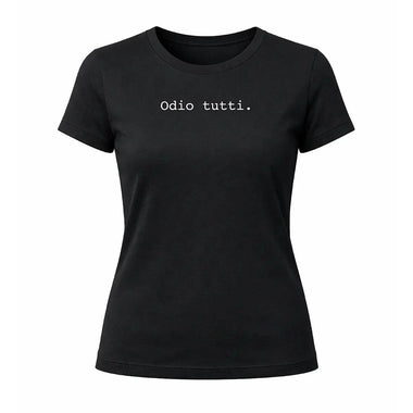 T-shirt Donna "Odio Tutti"-T-shirt-Lol T-shirt