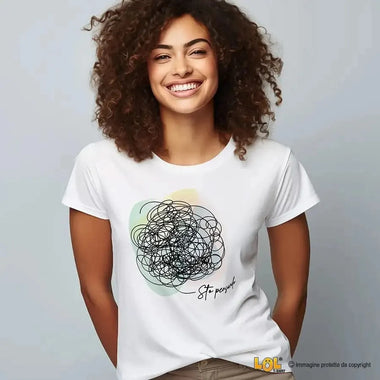 T-Shirt Donna “Sto Pensando”-T-shirt-Lol T-shirt