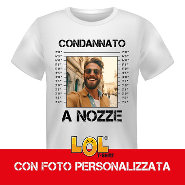 T-shirt Uomo Celibato Condannato a Nozze (con foto)-T-shirt-Lol T-shirt