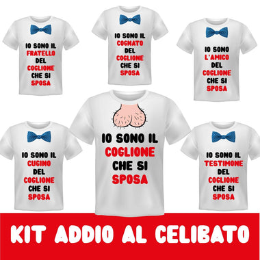 T-shirt Uomo Kit Addio al Celibato-T-shirt-Lol T-shirt