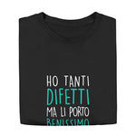 T-shirt Uomo Divertente "Ho Tanti Difetti ma li Porto Benissimo"