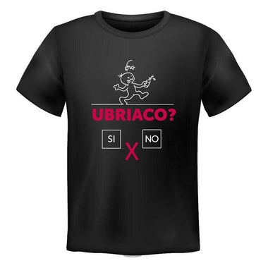 T-shirt Uomo Ubriaco si o no-T-shirt-Lol T-shirt