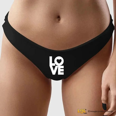 Tanga Slip Donna in Cotone Love-Slip Donna-Lol T-shirt