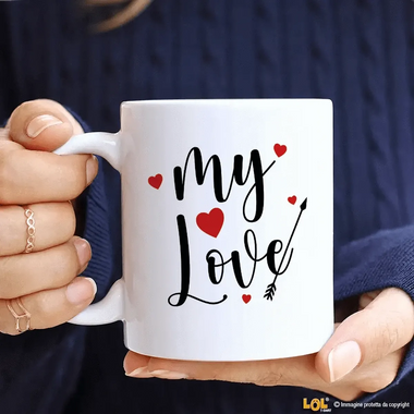 Tazza Amore My Love-Tazze Personalizzate-Lol T-shirt