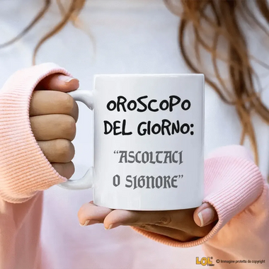 Tazza Divertente Oroscopo del giorno-Tazze Personalizzate-Lol T-shirt
