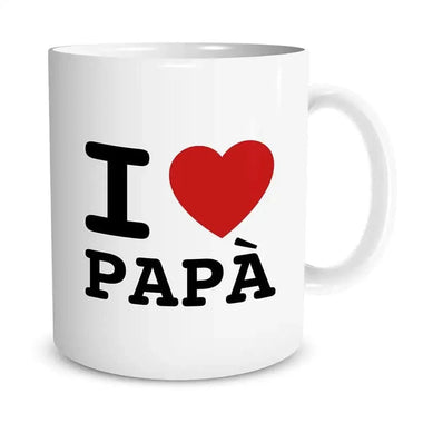 Tazza I Love Papà-Tazze Personalizzate-Lol T-shirt