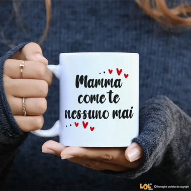 Tazza Mamma Come te nessuno mai-Tazze Personalizzate-Lol T-shirt