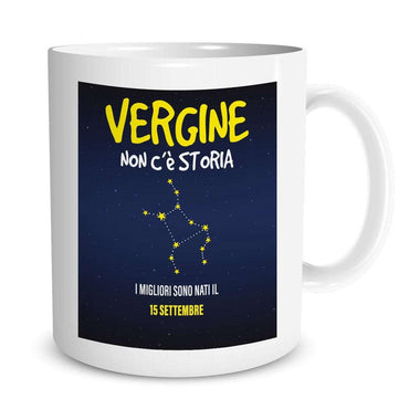 Tazza Oroscopo Segno Zodiacale Vergine Con Data Personalizzata-Tazze Personalizzate-Lol T-shirt