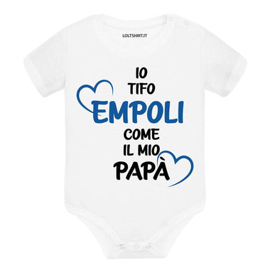 Io tifo Empoli come il mio papà Body per bimbi