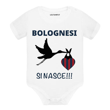 Body per Neonato Bolognesi si nasce-Body per bimbi-Lol T-shirt