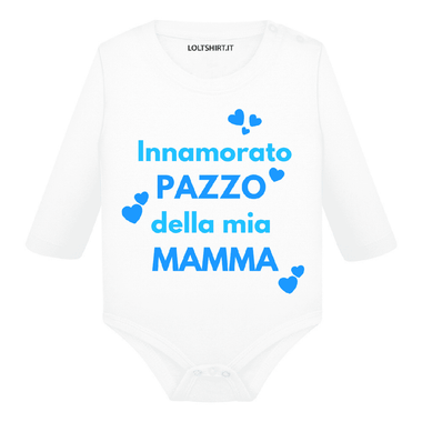 Body per Neonato Innamorato pazzo della mia mamma-Body per bimbi-Lol T-shirt