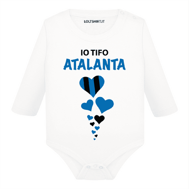 Body per Neonato Io tifo Atalanta-Body per bimbi-Lol T-shirt