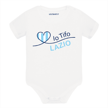 Body per Neonato Io tifo Lazio-Body per bimbi-Lol T-shirt