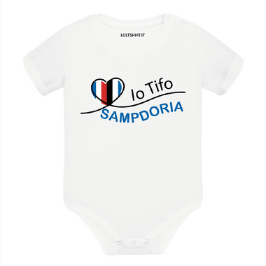 Body per Neonato Io tifo Sampdoria-Body per bimbi-Lol T-shirt