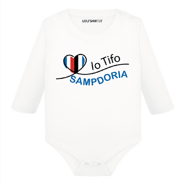 Body per Neonato Io tifo Sampdoria-Body per bimbi-Lol T-shirt