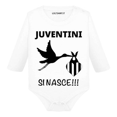 Body per Neonato Juventini si nasce-Body per bimbi-Lol T-shirt