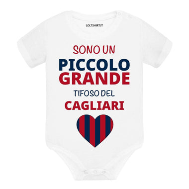 Body per Neonato Sono un piccolo grande tifoso del Cagliari-Body per bimbi-Lol T-shirt