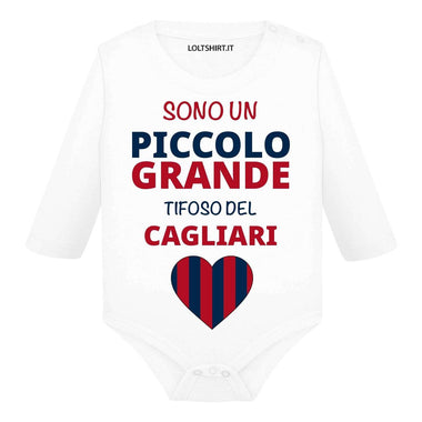 Body per Neonato Sono un piccolo grande tifoso del Cagliari-Body per bimbi-Lol T-shirt