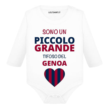Body per Neonato Sono un piccolo grande tifoso del Genoa-Body per bimbi-Lol T-shirt