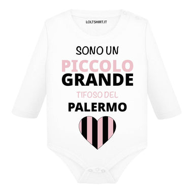 Body per Neonato Sono un piccolo grande tifoso del Palermo-Body per bimbi-Lol T-shirt