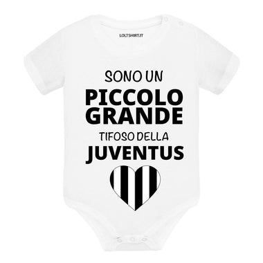Body per Neonato Sono un piccolo grande tifoso della Juventus-Body per bimbi-Lol T-shirt