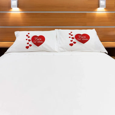 Coppia di federe matrimoniali Buon San Valentino - Idea Regalo-Federe per cuscino-Lol T-shirt