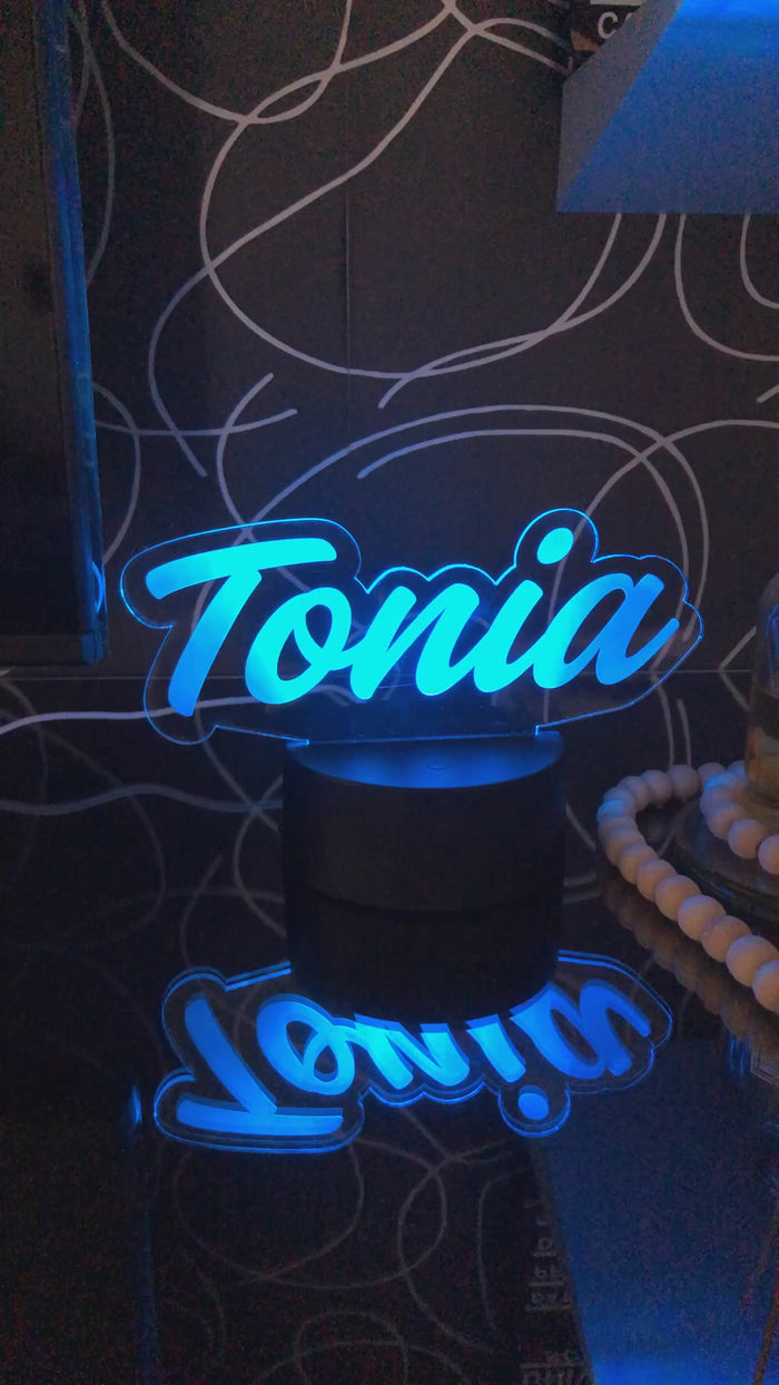 Lampada Led Personalizzata con nome