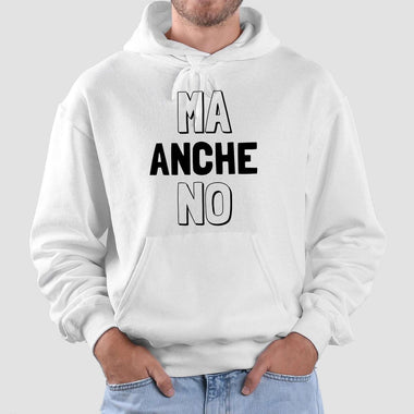 Felpa Uomo Ma anche no-Felpa con cappuccio-Lol T-shirt