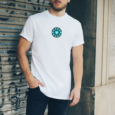 T-shirt Uomo Iron Man reactor arc Tony Stark Industries
