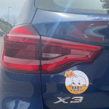 Kit adesivi per auto 2 pezzi Bimbo a bordo-adesivi per auto-Lol T-shirt
