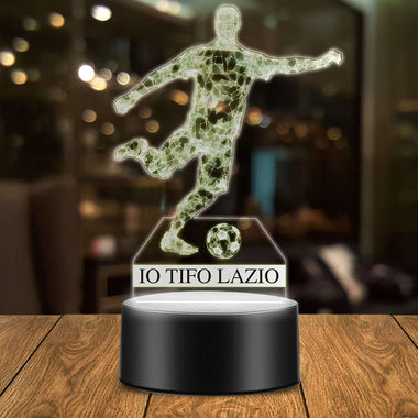 Lampada Led Calcio Io tifo Squadra a Scelta-Lampada in plexiglass-Lol T-shirt