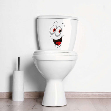 Adesivo WC con stampa fumetto Adesivi decorativi