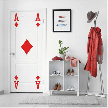 Porta Asso di Poker Adesivi decorativi