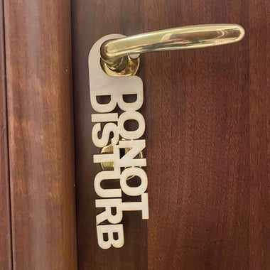 Cartello Non Disturbare in legno per albergo Alberghi e ospitalità