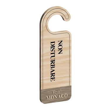 Cartello Non Disturbare in legno per hotel Alberghi e ospitalità