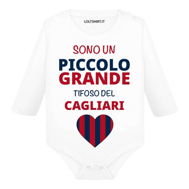 Sono un piccolo grande tifoso del Cagliari Body per bimbi