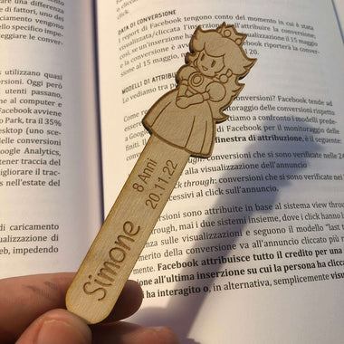 10 pz Bomboniera segnalibro - Principessa Peach Bomboniere